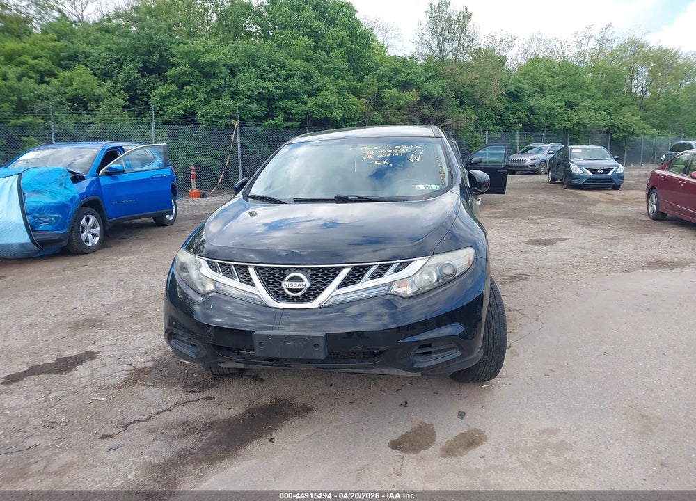 2012 NISSAN MURANO S VIN: JN8AZ1MW4CW205924