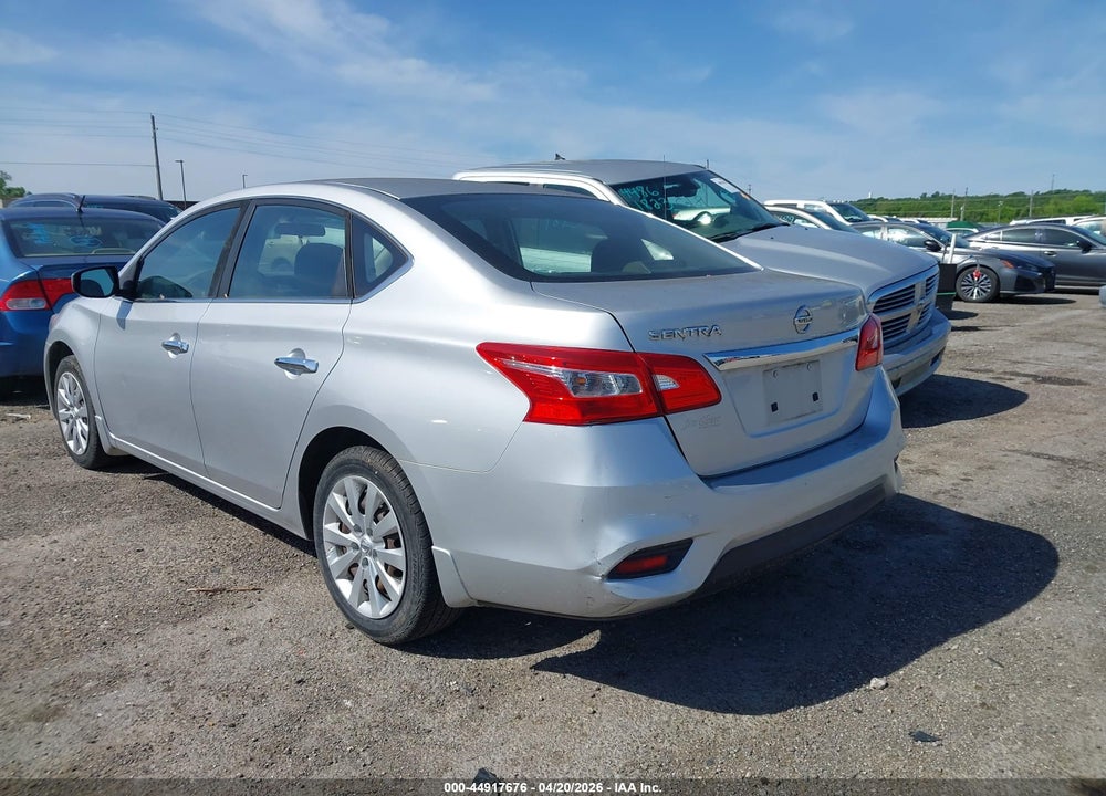 2016 NISSAN SENTRA S VIN: 3N1AB7AP3GY315364