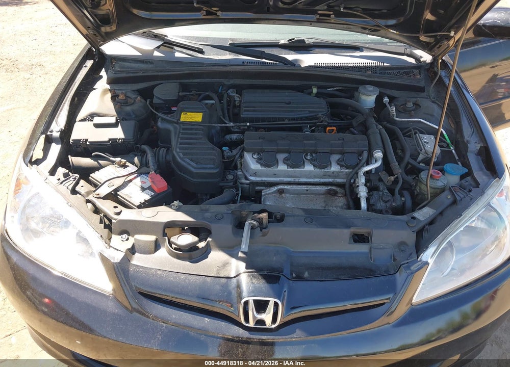 2005 HONDA CIVIC EX VIN: 2HGES26795H533629