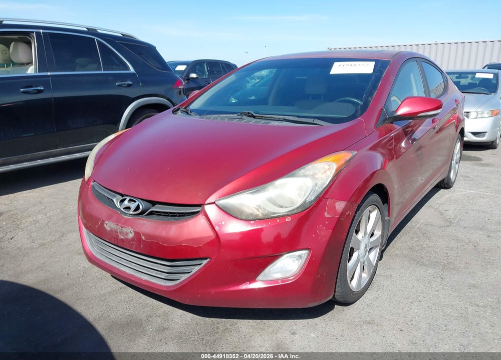 2013 HYUNDAI ELANTRA LIMITED VIN: 5NPDH4AE7DH260822