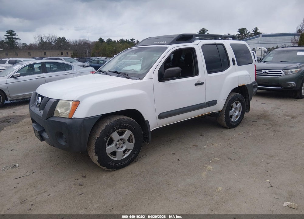 2005 NISSAN XTERRA S VIN: 5N1AN08W45C626120