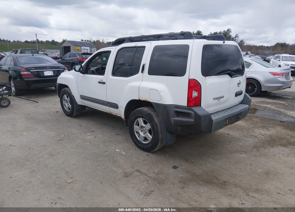 2005 NISSAN XTERRA S VIN: 5N1AN08W45C626120