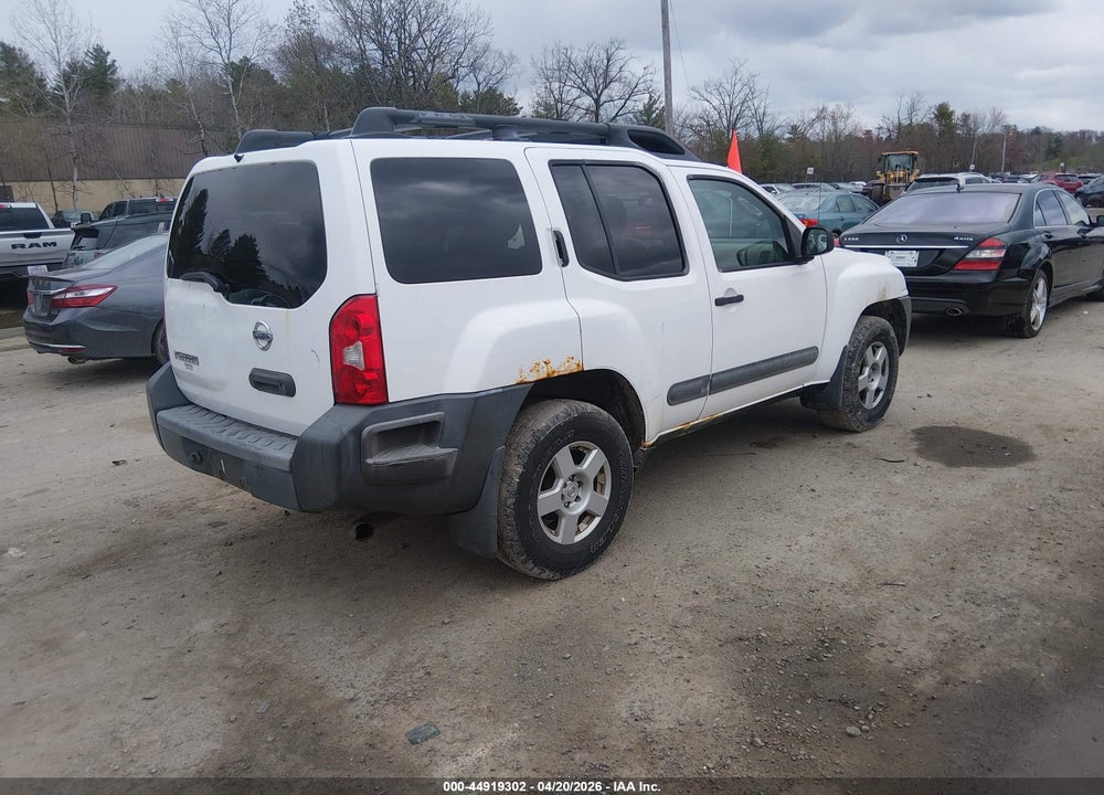 2005 NISSAN XTERRA S VIN: 5N1AN08W45C626120