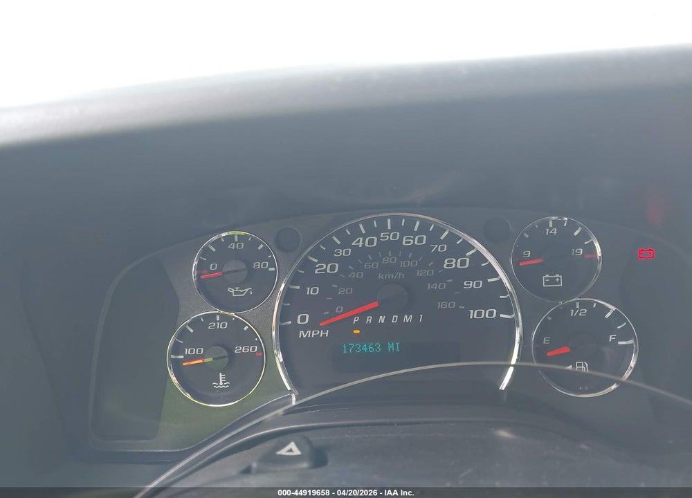 2013 CHEVROLET EXPRESS 2500 WORK VAN VIN: 1GCWGFCG8D1156613