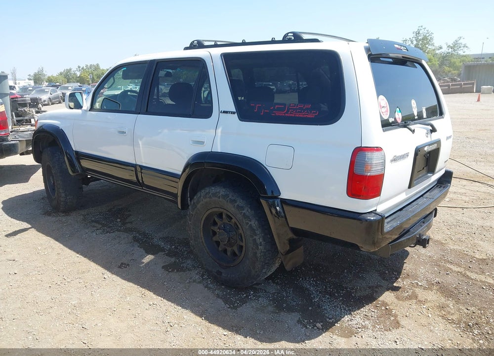 1999 TOYOTA 4RUNNER LIMITED V6 VIN: JT3GN87R0X0099730