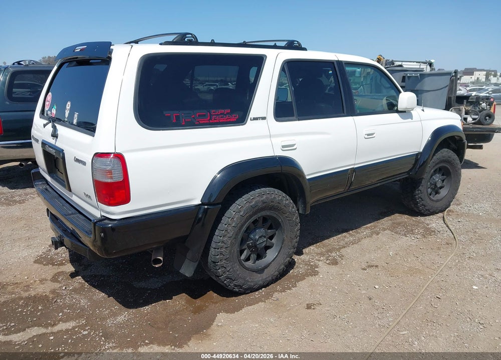 1999 TOYOTA 4RUNNER LIMITED V6 VIN: JT3GN87R0X0099730