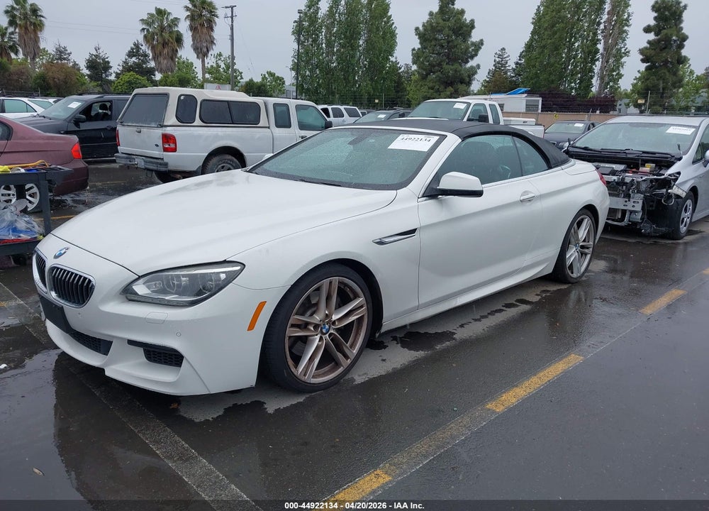 2012 BMW 640I VIN: WBALW7C53CC618425
