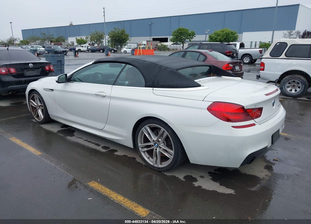 2012 BMW 640I VIN: WBALW7C53CC618425