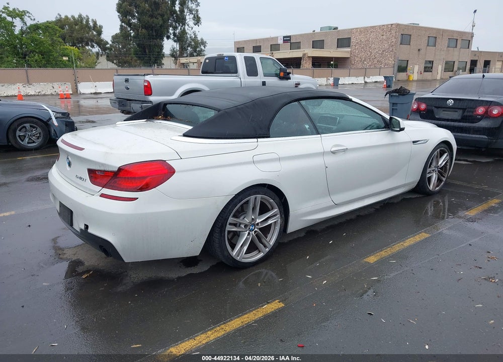 2012 BMW 640I VIN: WBALW7C53CC618425
