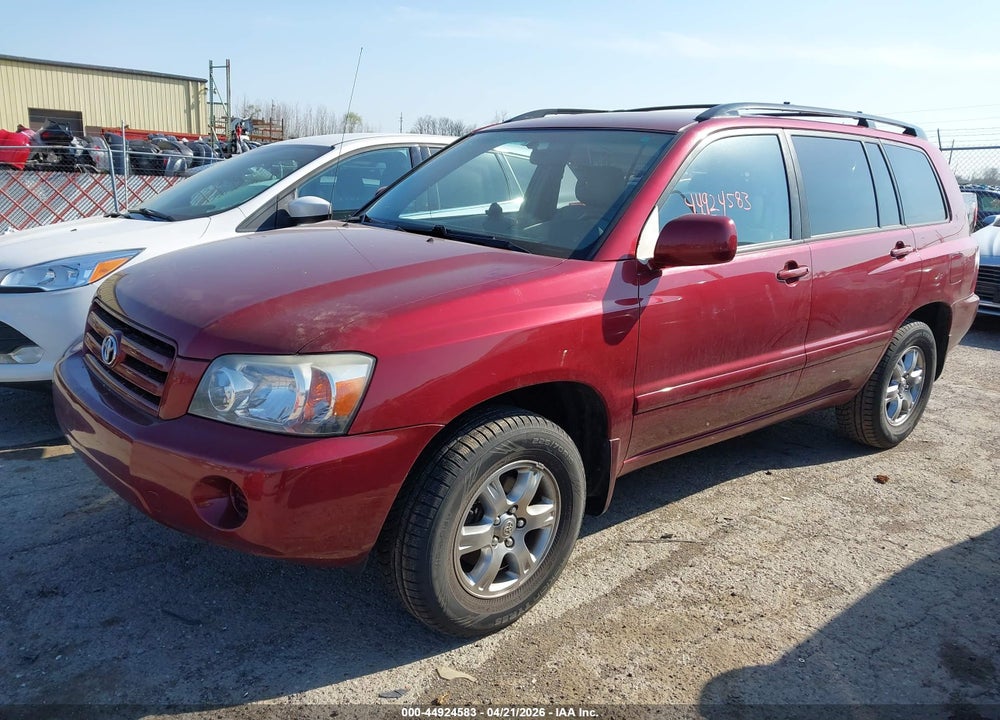 2006 TOYOTA HIGHLANDER V6 VIN: JTEEP21A760158067
