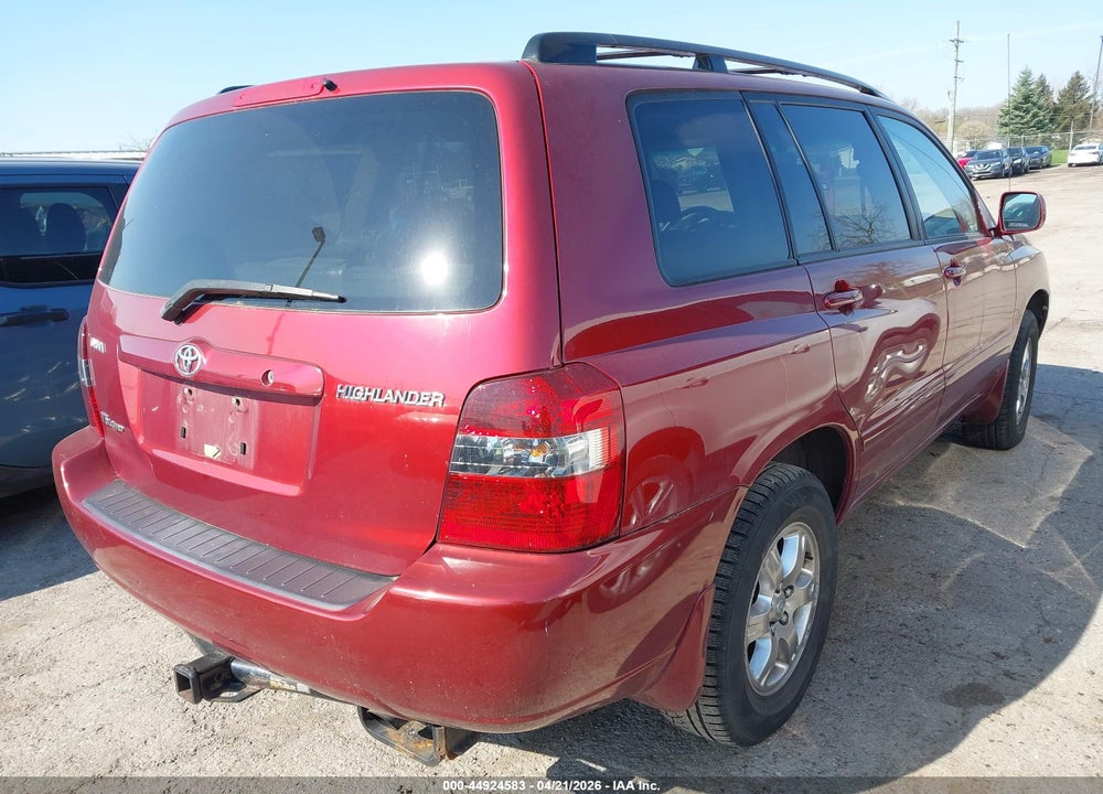 2006 TOYOTA HIGHLANDER V6 VIN: JTEEP21A760158067