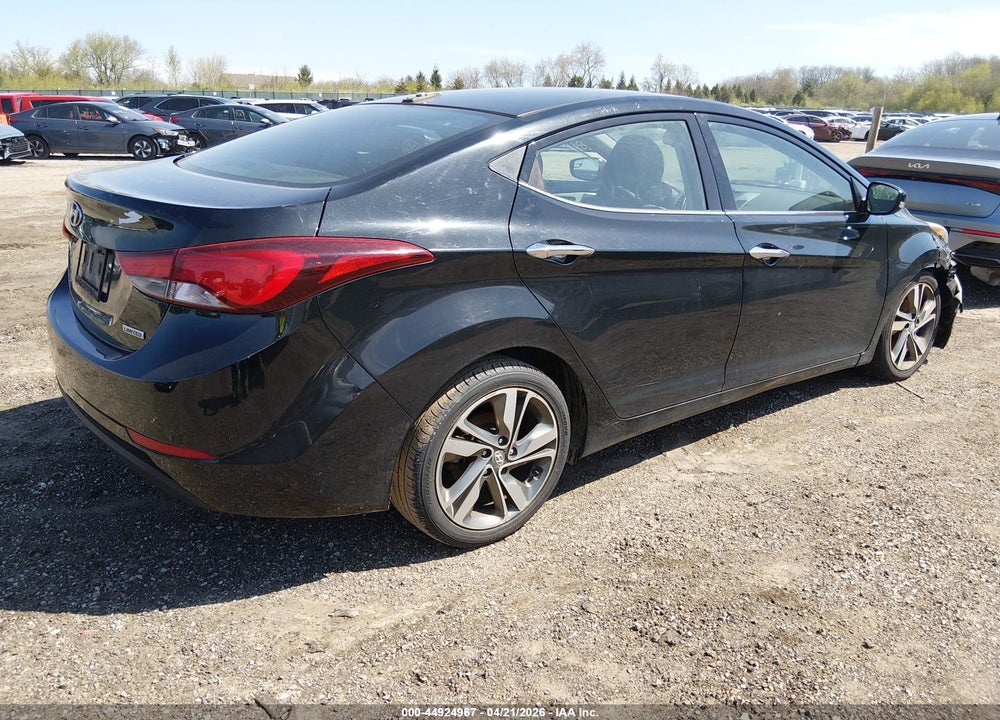 2014 HYUNDAI ELANTRA LIMITED VIN: 5NPDH4AE9EH507128