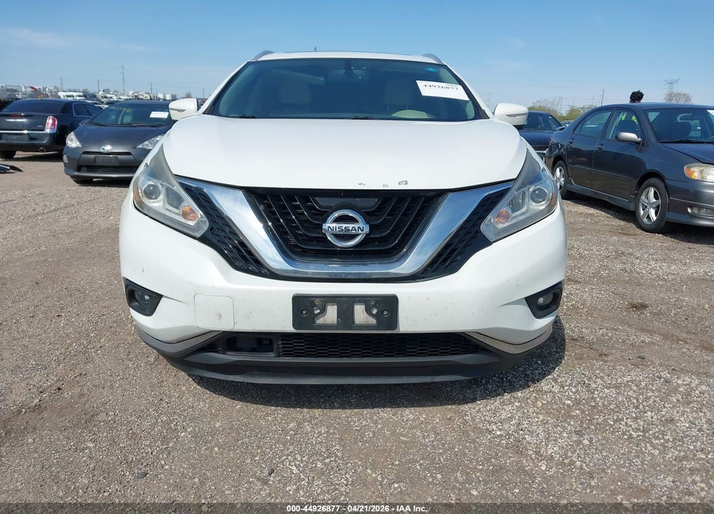 2015 NISSAN MURANO SL VIN: 5N1AZ2MHXFN210005