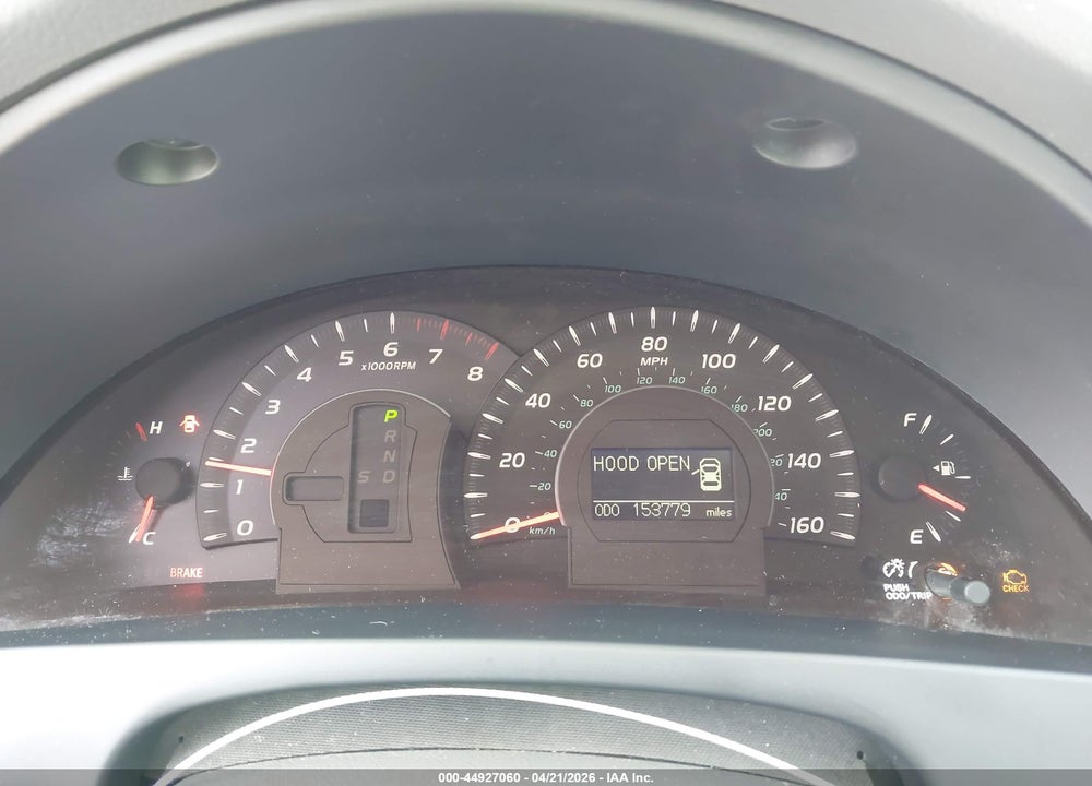 2007 TOYOTA CAMRY XLE V6 VIN: JTNBK46KX73012390