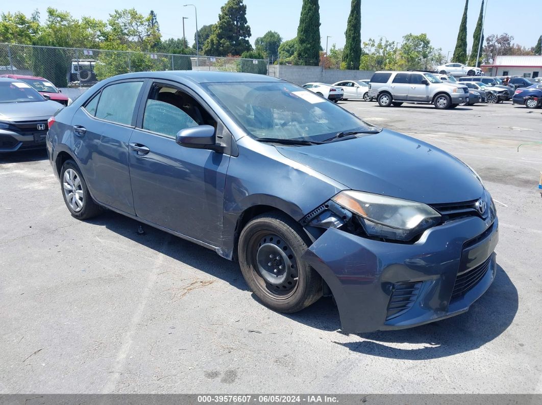 TOYOTA COROLLA 2016