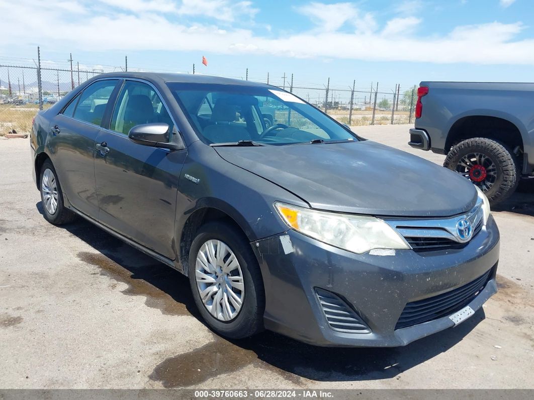 TOYOTA CAMRY HYBRID 2012