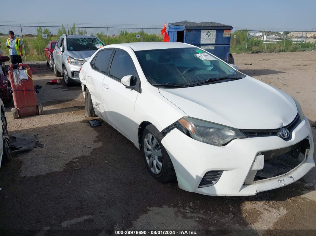 TOYOTA COROLLA 2016