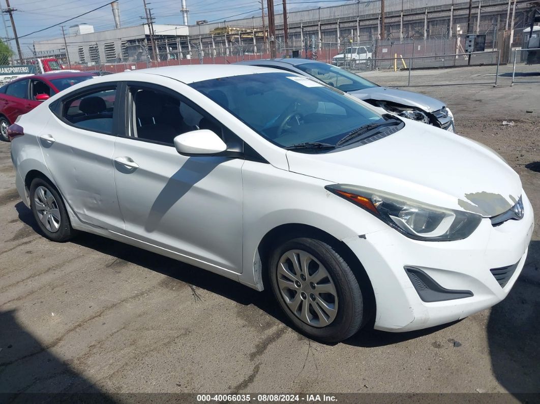 HYUNDAI ELANTRA 2016