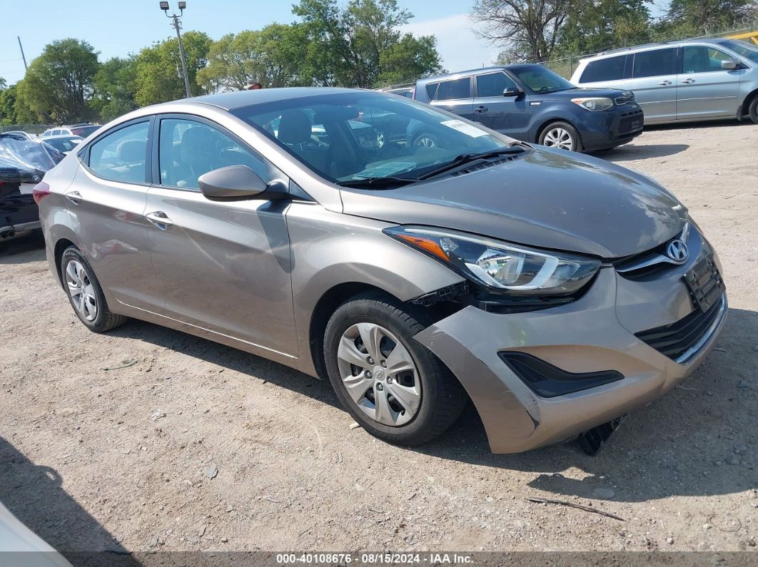 HYUNDAI ELANTRA 2016