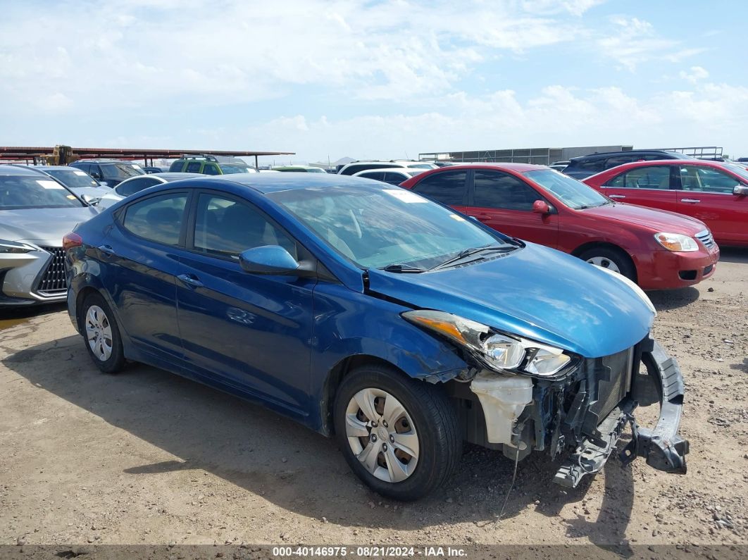 HYUNDAI ELANTRA 2016