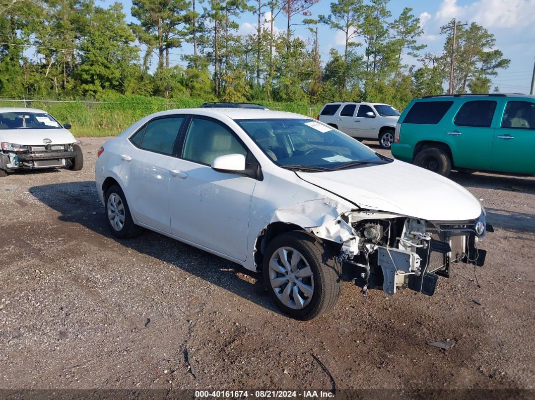 TOYOTA COROLLA 2016