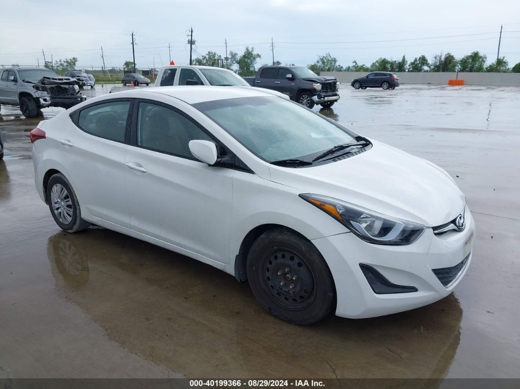 HYUNDAI ELANTRA 2016