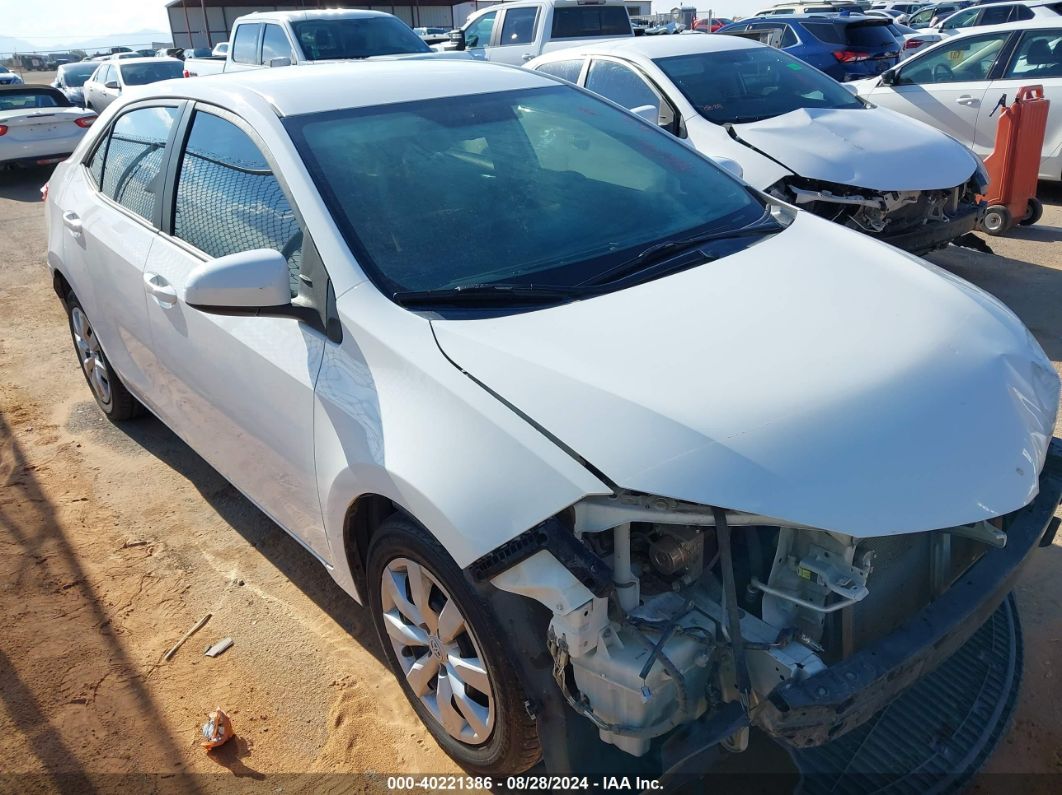 TOYOTA COROLLA 2016