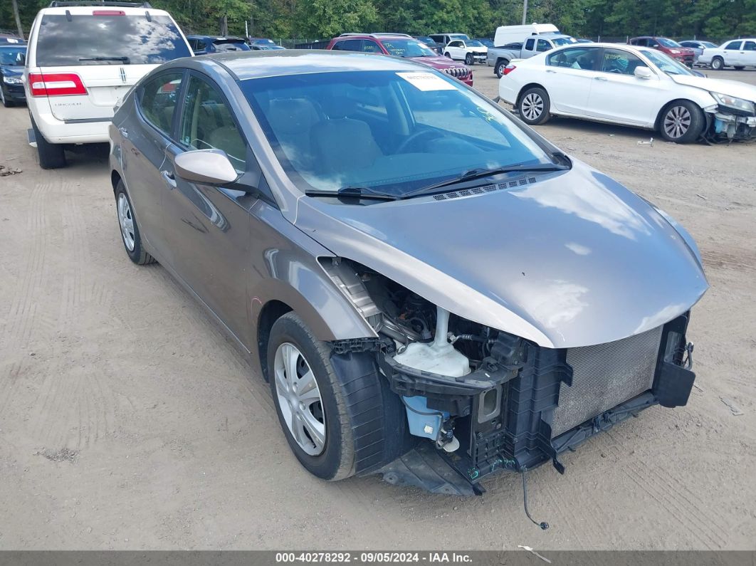 HYUNDAI ELANTRA 2016