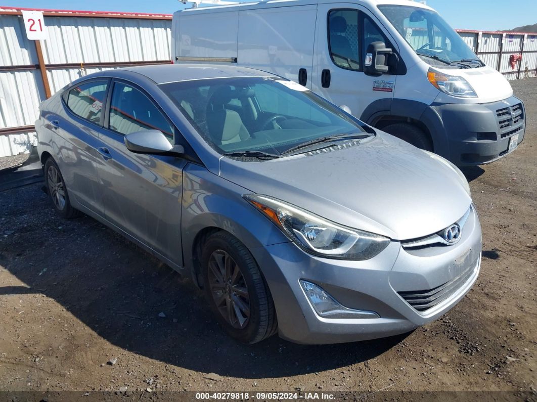 HYUNDAI ELANTRA 2016