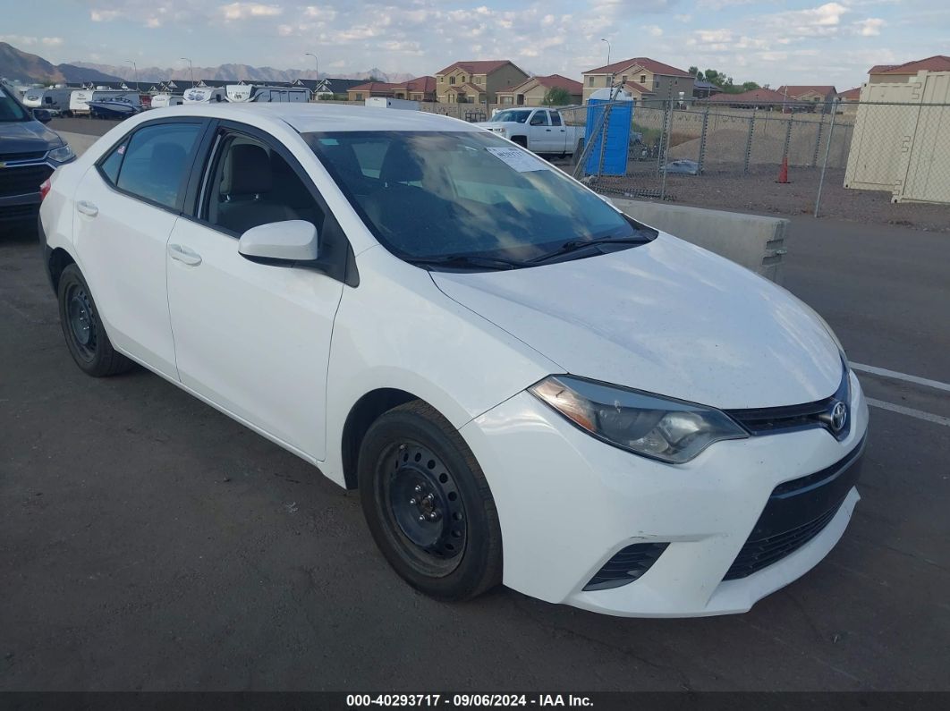 TOYOTA COROLLA 2016