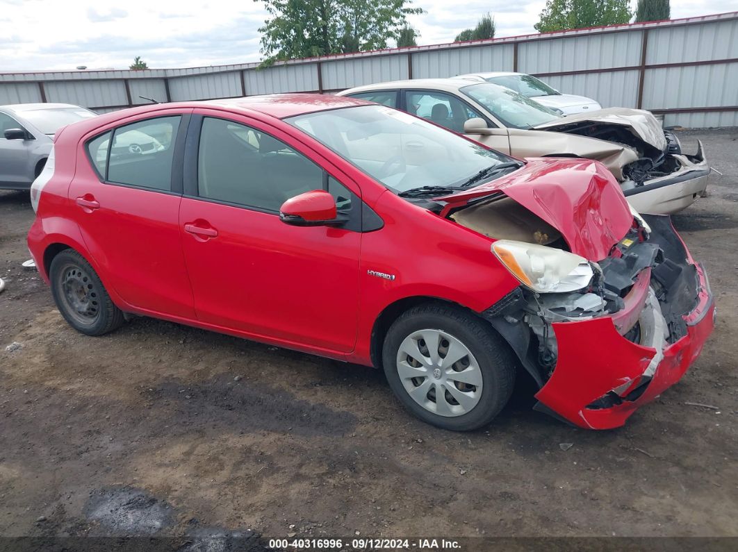 TOYOTA PRIUS C 2012