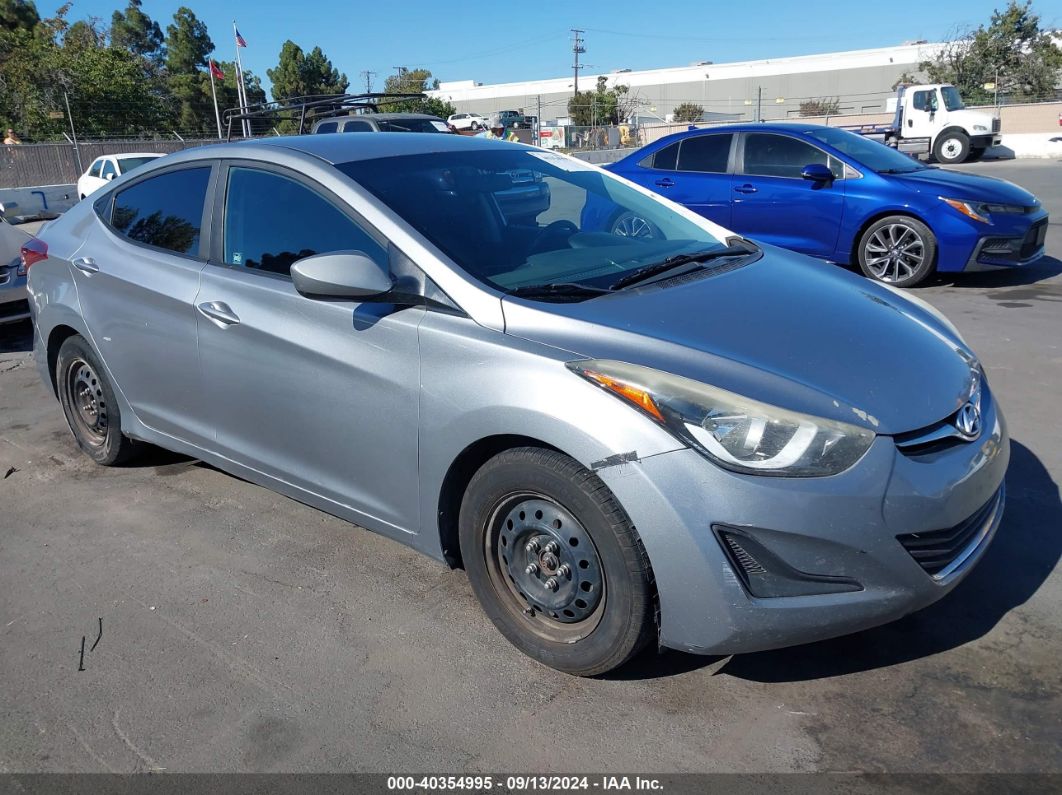 HYUNDAI ELANTRA 2016