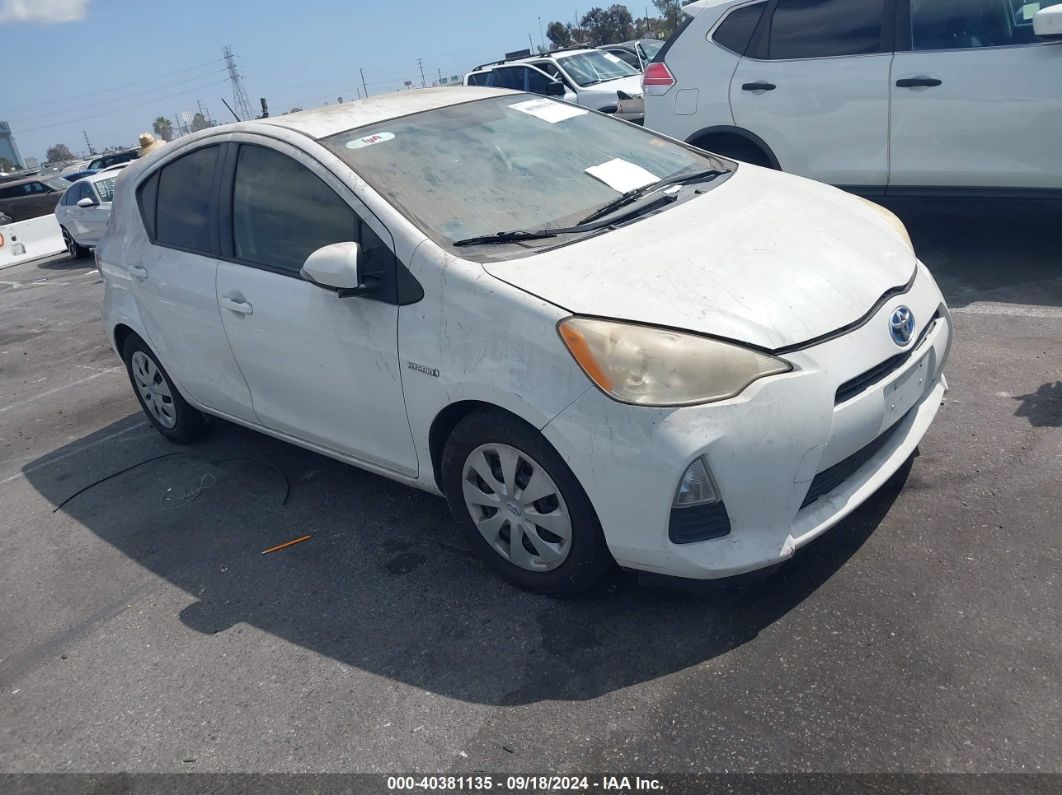 TOYOTA PRIUS C 2013