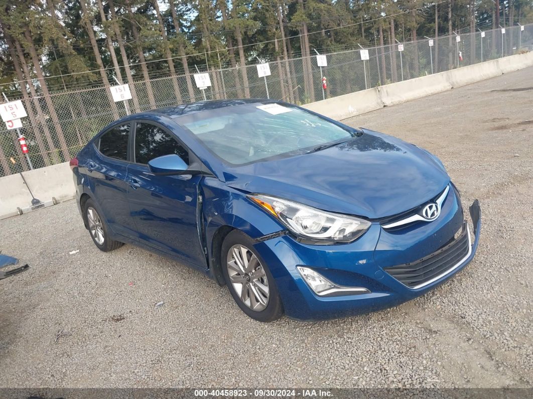 HYUNDAI ELANTRA 2016