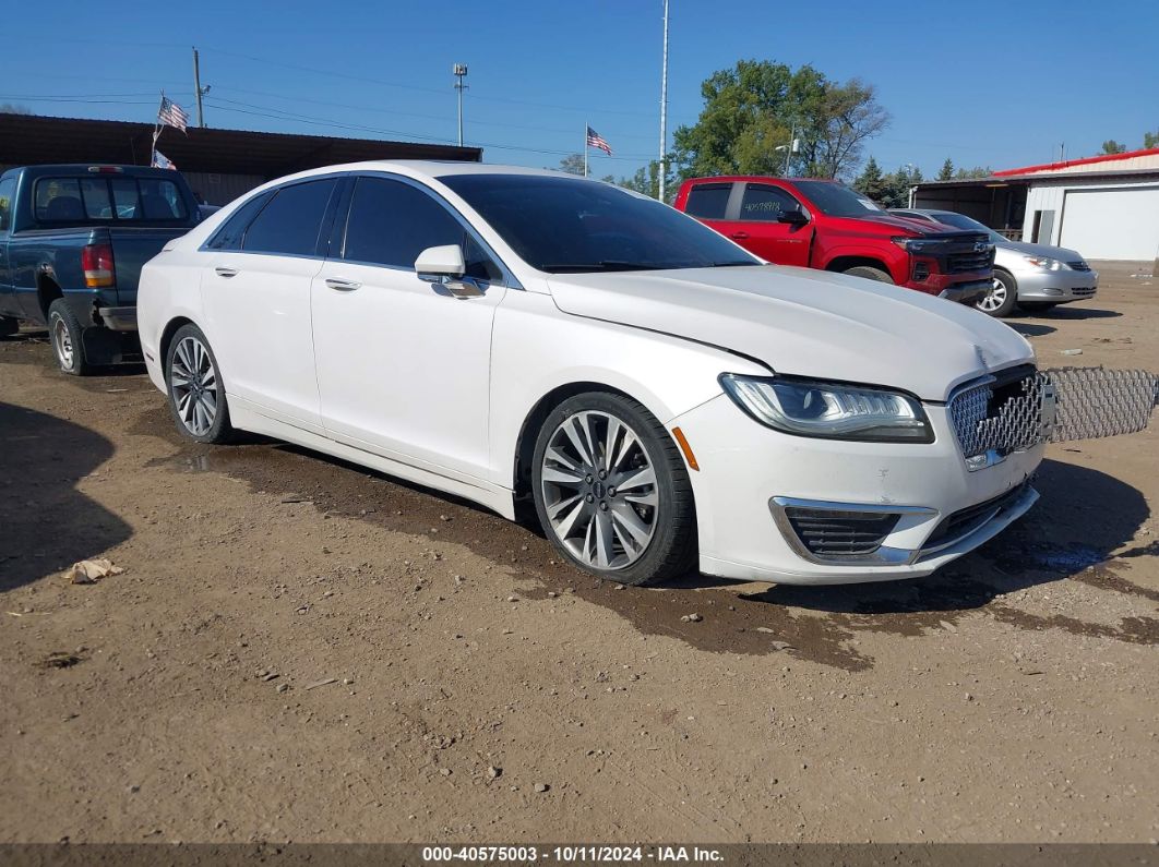 LINCOLN MKZ 2017