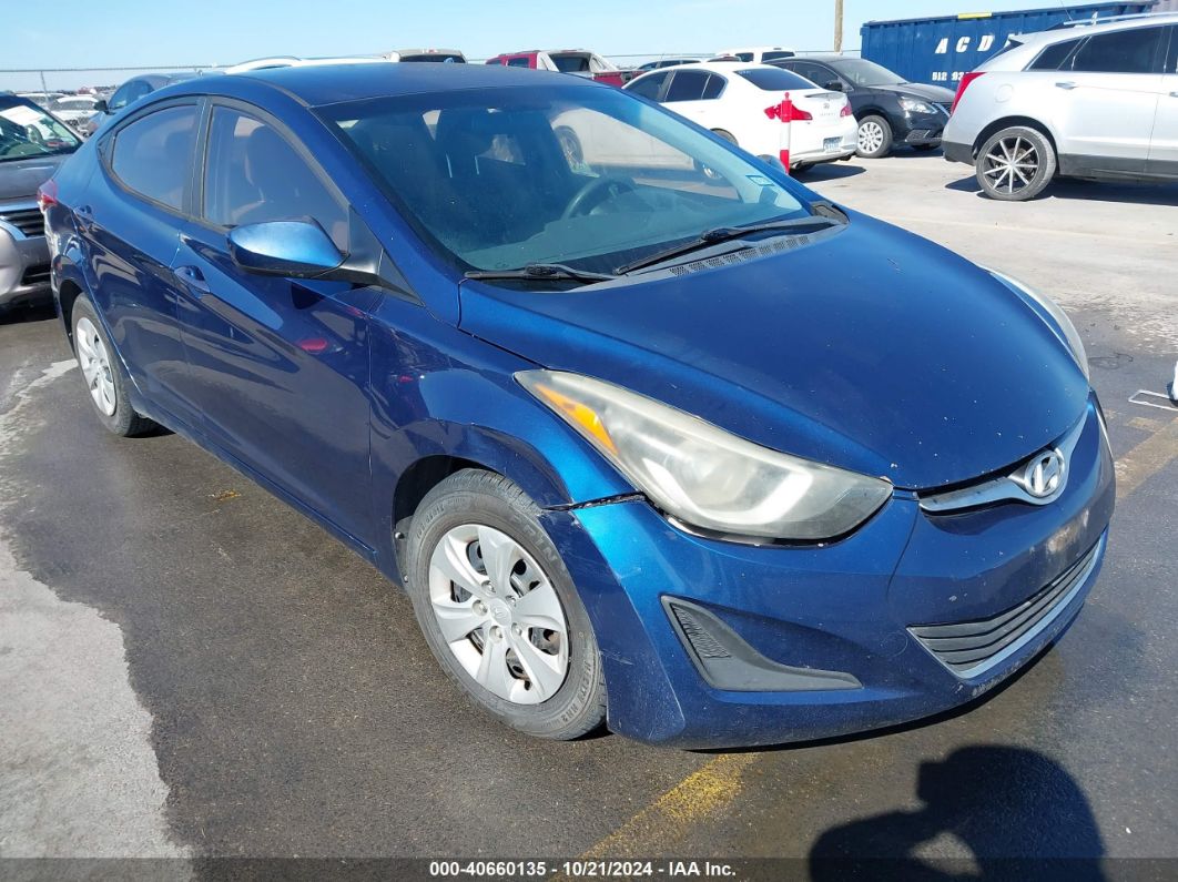 HYUNDAI ELANTRA 2016