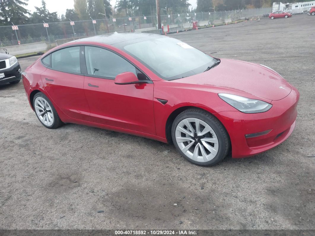 TESLA MODEL 3 2022