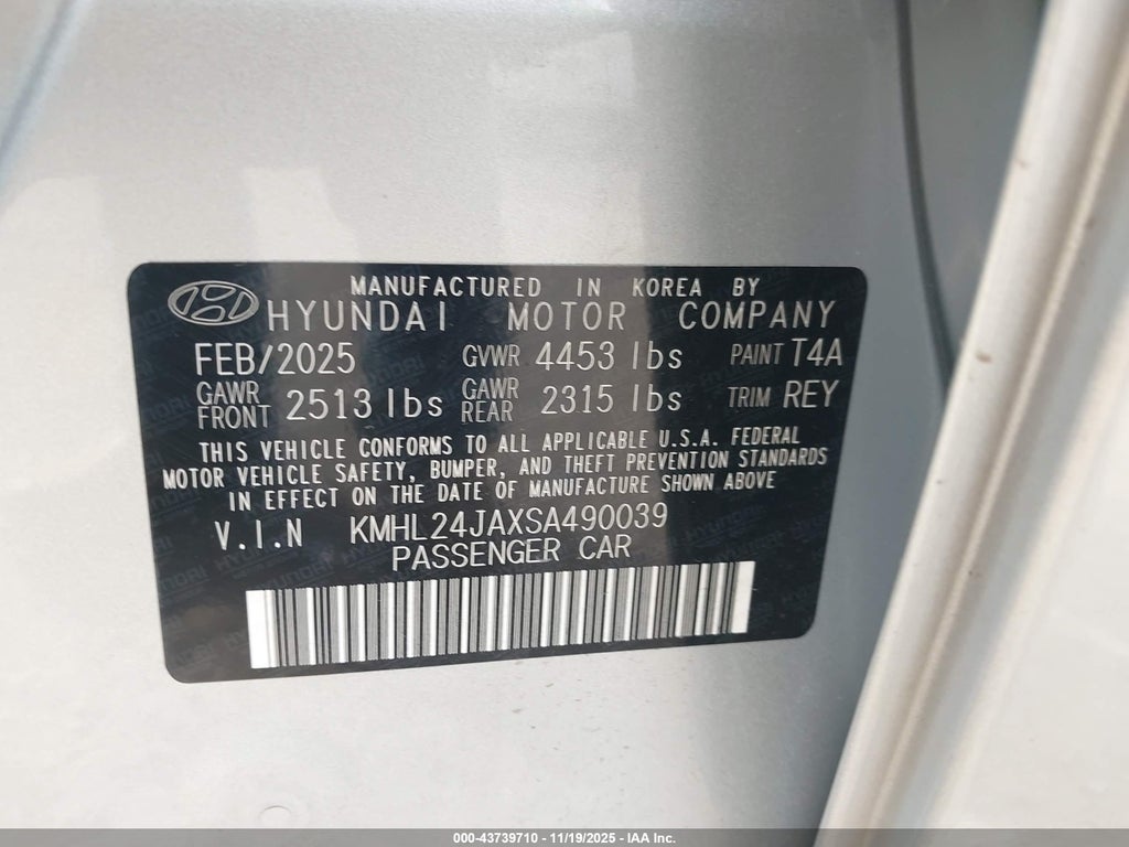 2025 Hyundai Sonata SE photo 9