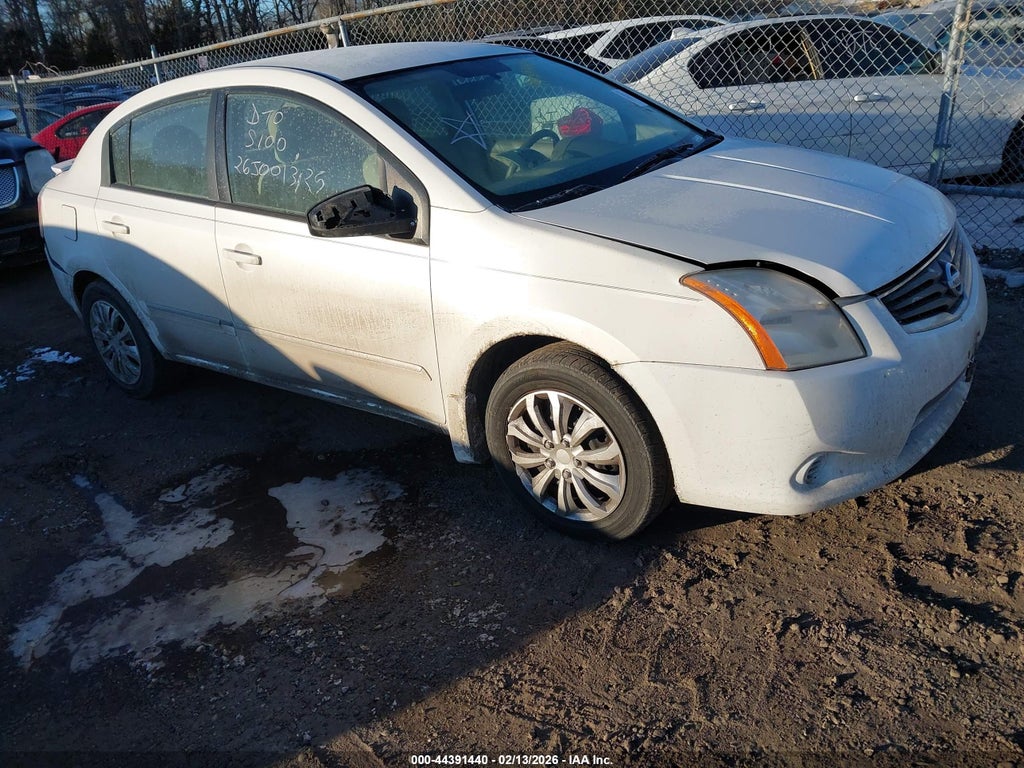 3N1AB6APXCL771802 2012 NISSAN SENTRA photo no. 1