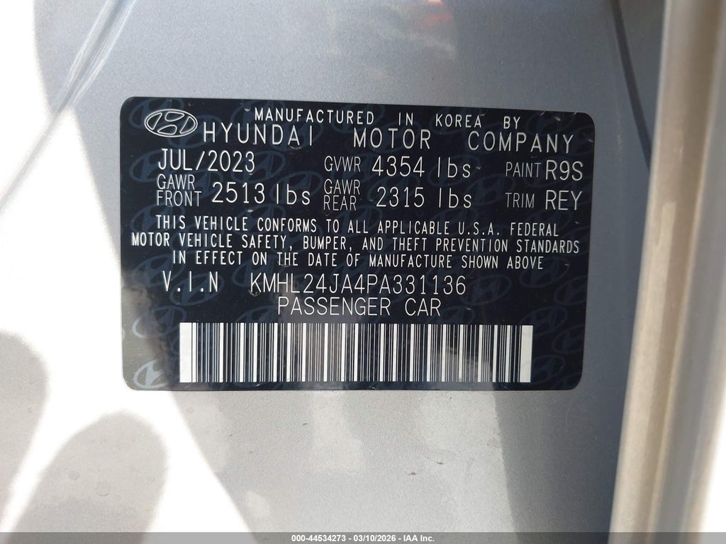 2023 Hyundai Sonata SE photo 9
