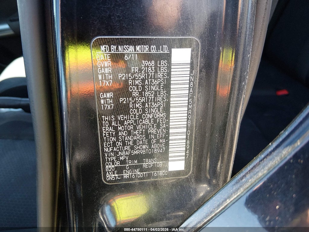 2011 Nissan Juke SV photo 9
