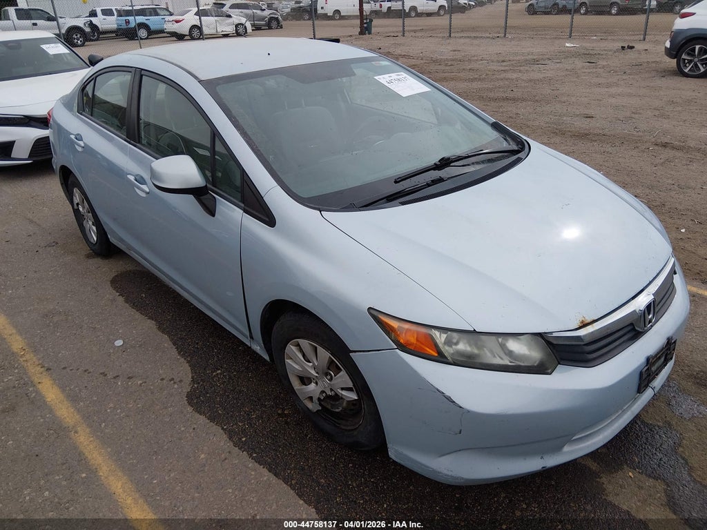 19XFB2F51CE014732 2012 HONDA CIVIC photo no. 1