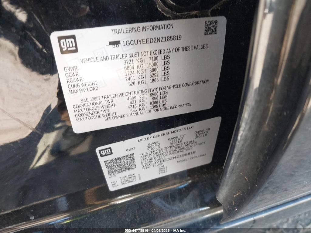 2022 Chevrolet Silverado 1500 LTD 4WD Short BED RST photo 9