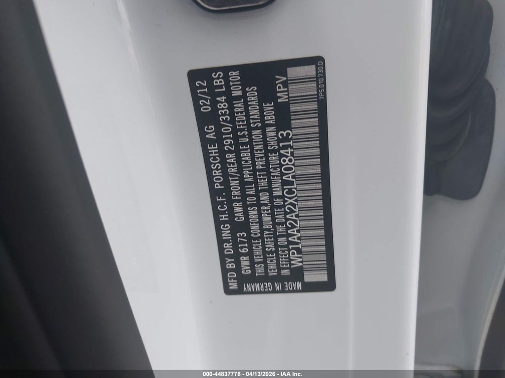 2012 Porsche Cayenne photo 9