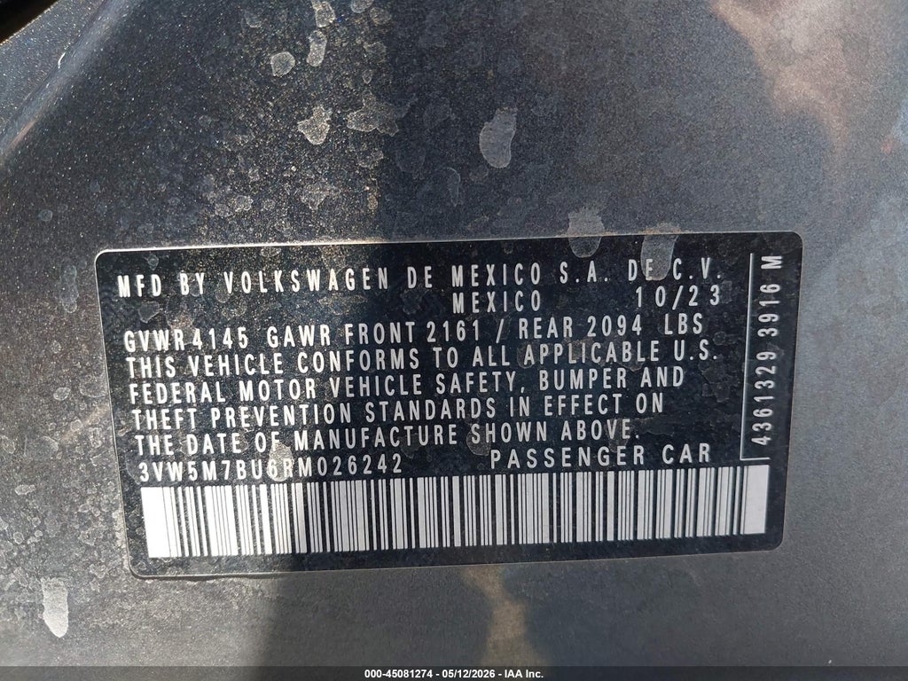 2024 Volkswagen Jetta 1.5T S photo 9