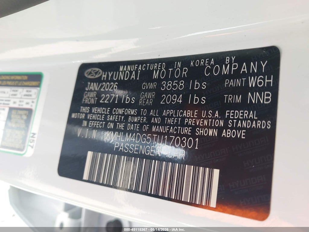 2026 Hyundai Elantra SEL Sport photo 9