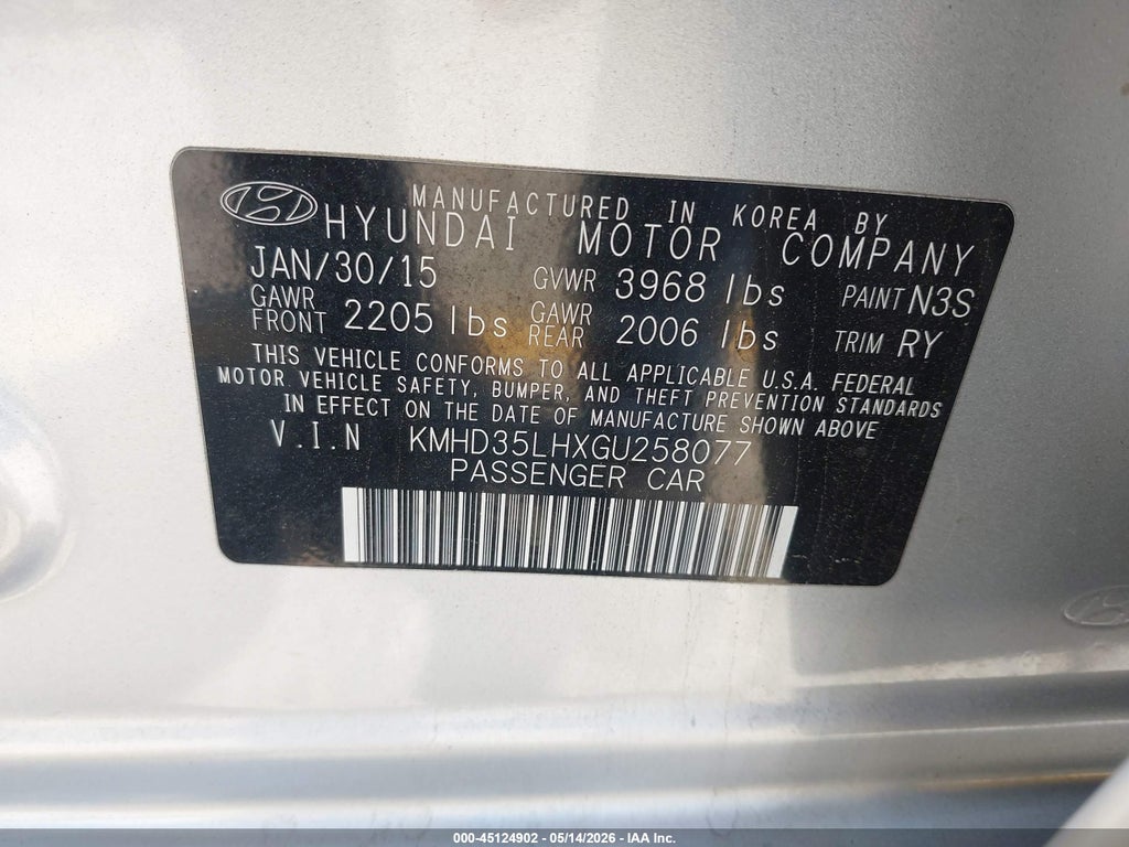 2016 Hyundai Elantra GT photo 9