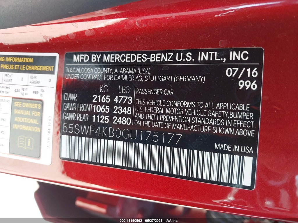 2016 Mercedes-Benz C 300 Luxury 4MATIC photo 9