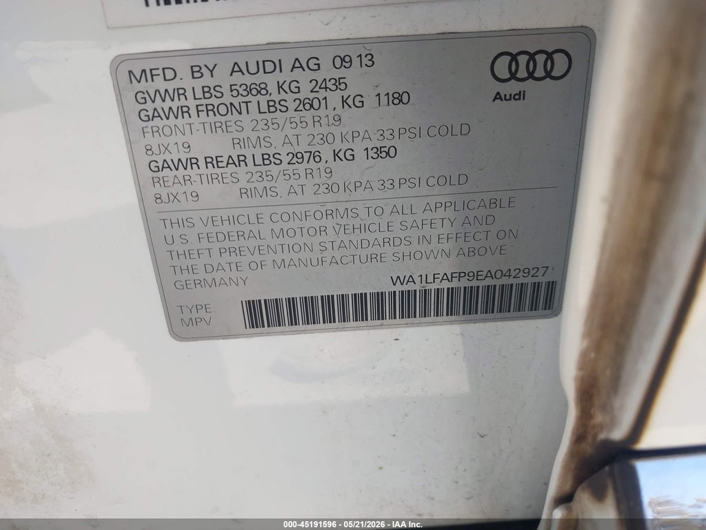 2014 Audi Q5 2.0T Premium photo 9