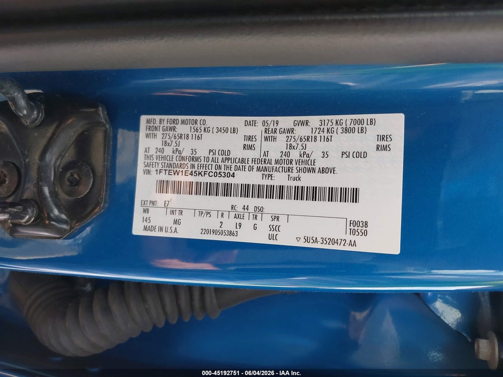 2019 Ford F-150 XLT photo 9